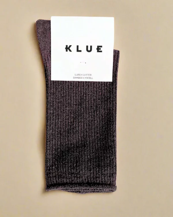 chaussettes paillettes chocolat