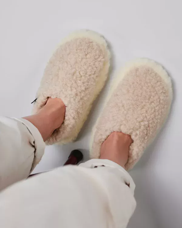 pantoufles desert brown