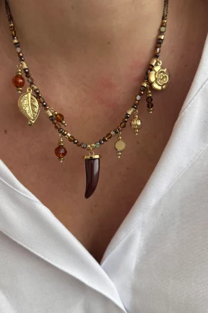 collier clia multi-pampilles