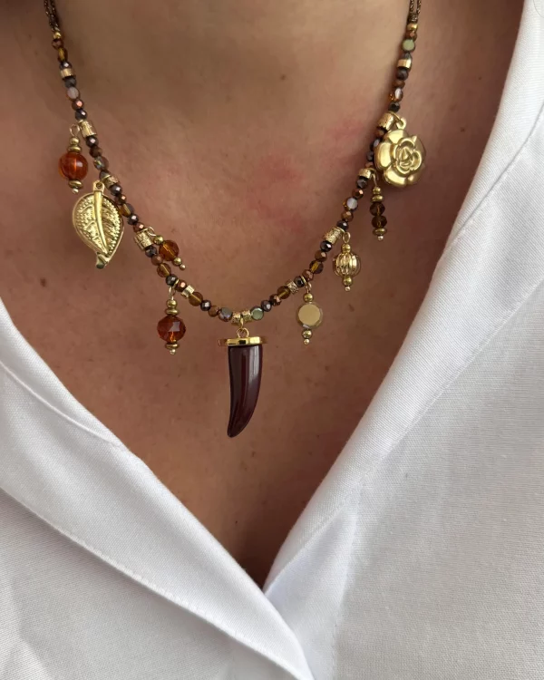 collier clia multi-pampilles