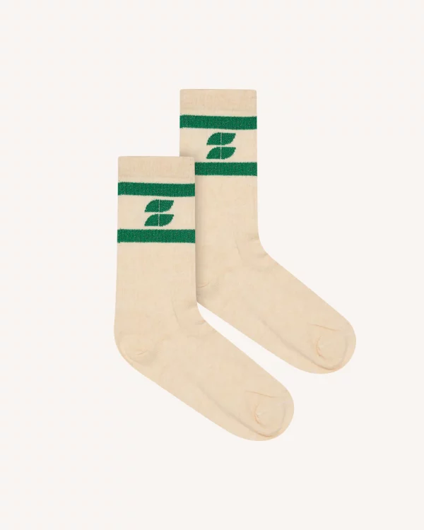 chaussettes logo sparkle spring green