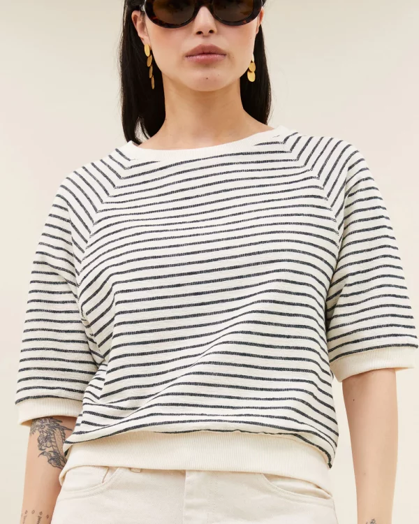 tee-shirt neva black stripe