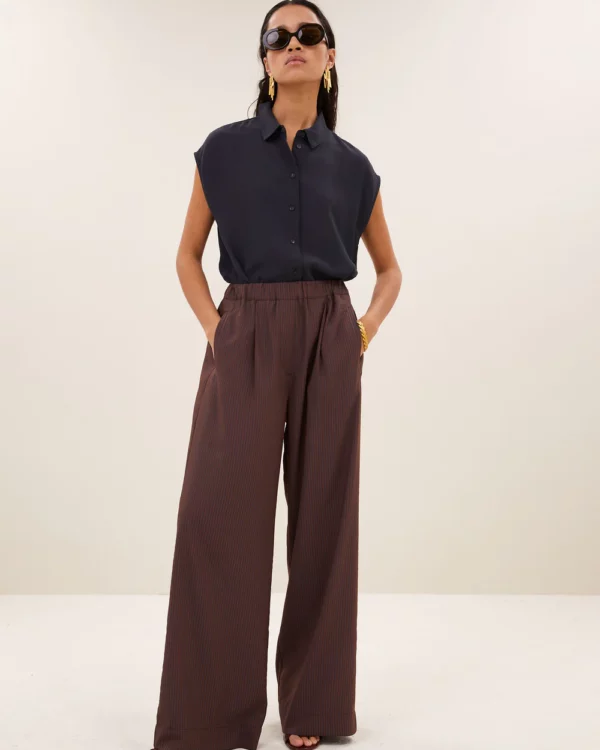 pantalon celin stripe