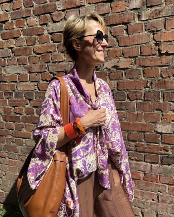 blouse monica violette