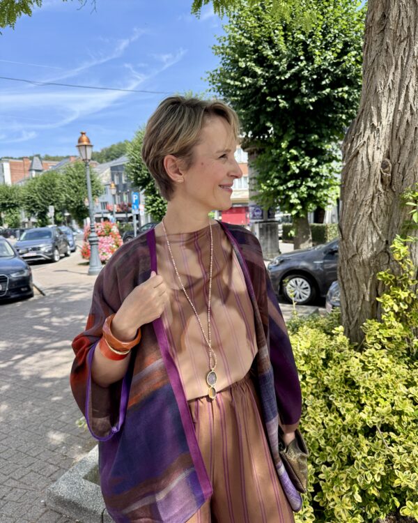 kimono lenny purple