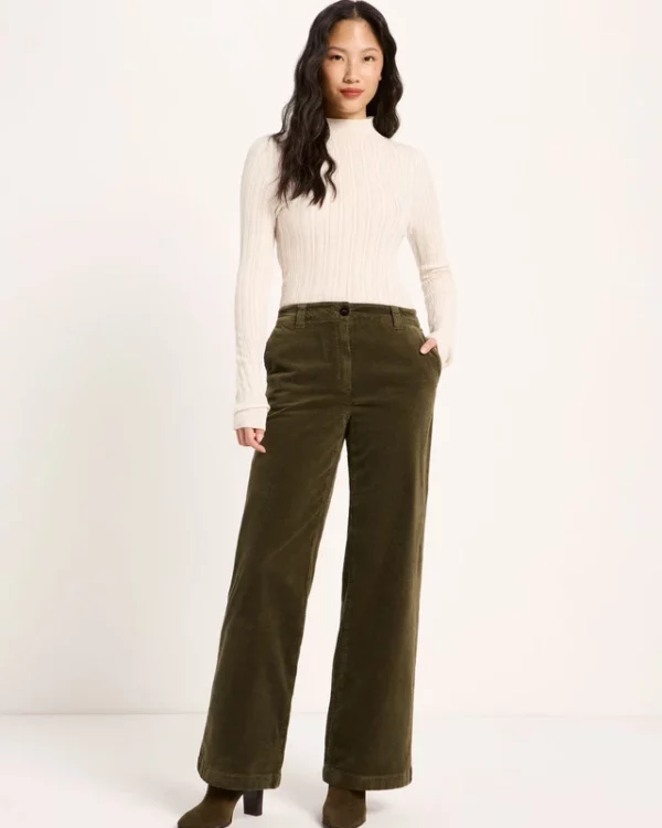 pantalon marlene vert